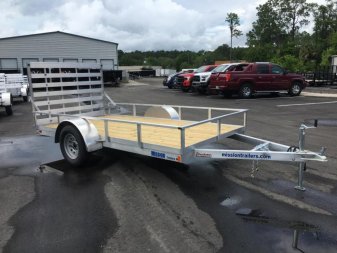 New MU72X10WR2.0 MISSION 6' X 10' ALUMINUM UTILITY TRAILER