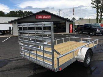 New MU72X10WR2.0 MISSION 6' X 10' ALUMINUM UTILITY TRAILER