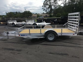 New MU72X10WR2.0 MISSION 6' X 10' ALUMINUM UTILITY TRAILER