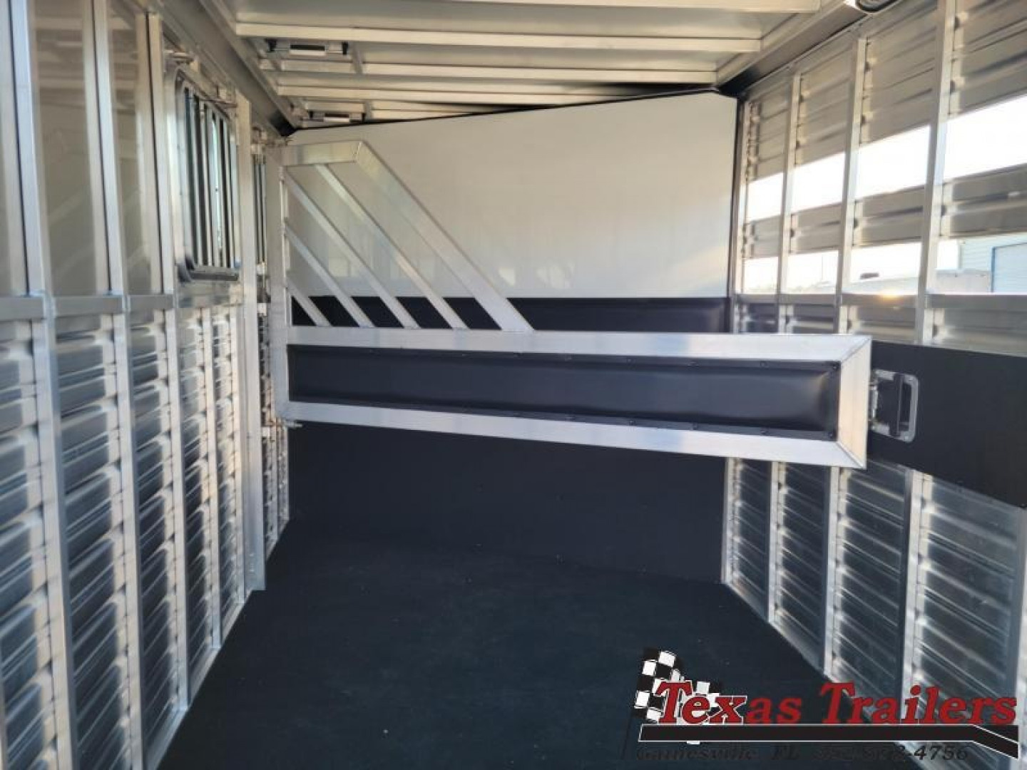 New COLT2HBP FRONTIER COLT 2 HORSE 6'8" X 11' ALUMINUM BUMPER PULL HORSE TRAILER W/ SPARE TIRE