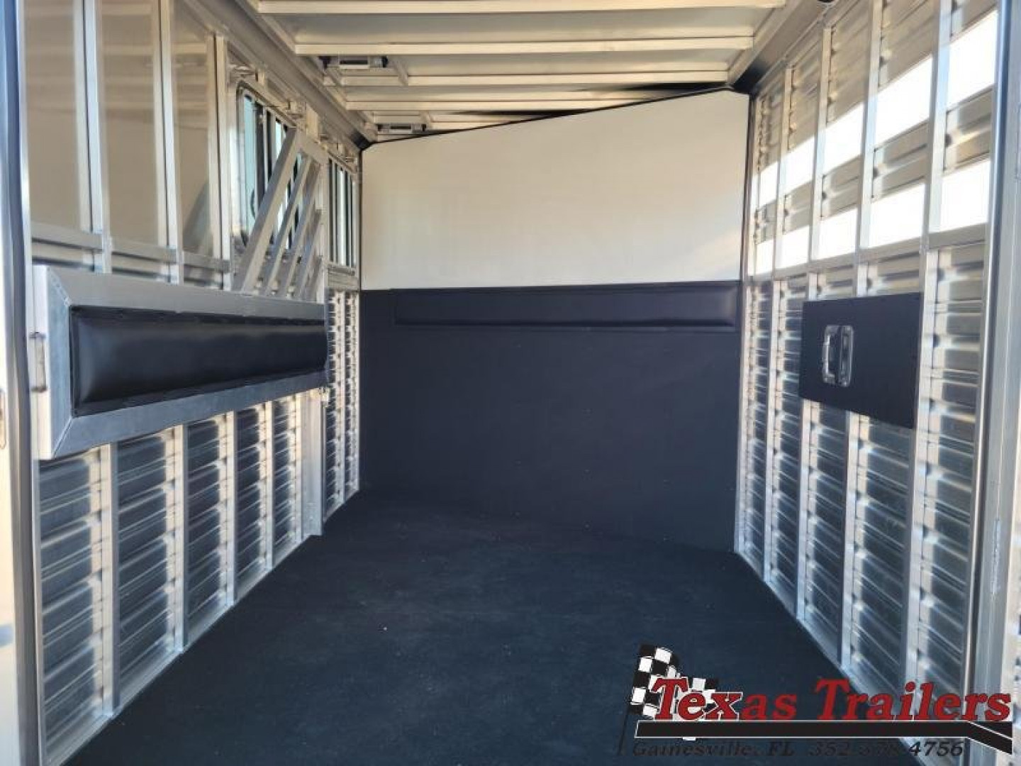 New COLT2HBP FRONTIER COLT 2 HORSE 6'8" X 11' ALUMINUM BUMPER PULL HORSE TRAILER W/ SPARE TIRE