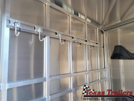 New COLT2HBP FRONTIER COLT 2 HORSE 6'8" X 11' ALUMINUM BUMPER PULL HORSE TRAILER W/ SPARE TIRE