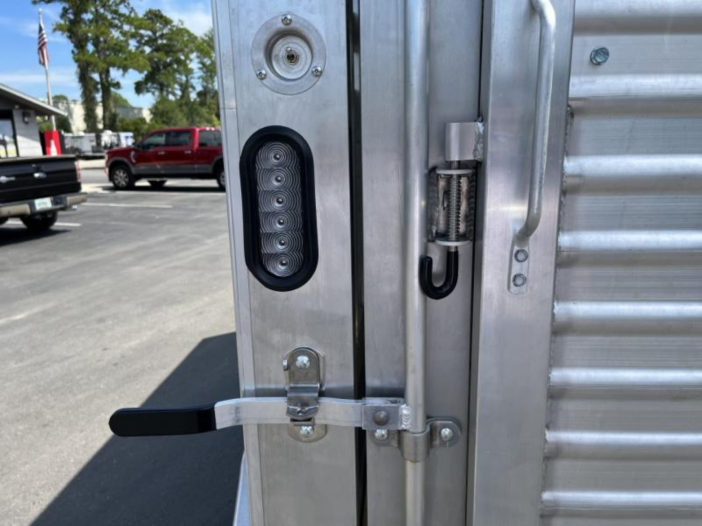 New LIV147LITE FRONTIER 7' X 14' ALUMINUM LIVESTOCK TRAILER