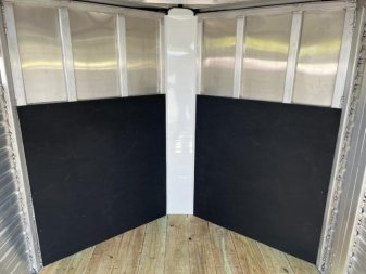 New LIV147LITE FRONTIER 7' X 14' ALUMINUM LIVESTOCK TRAILER