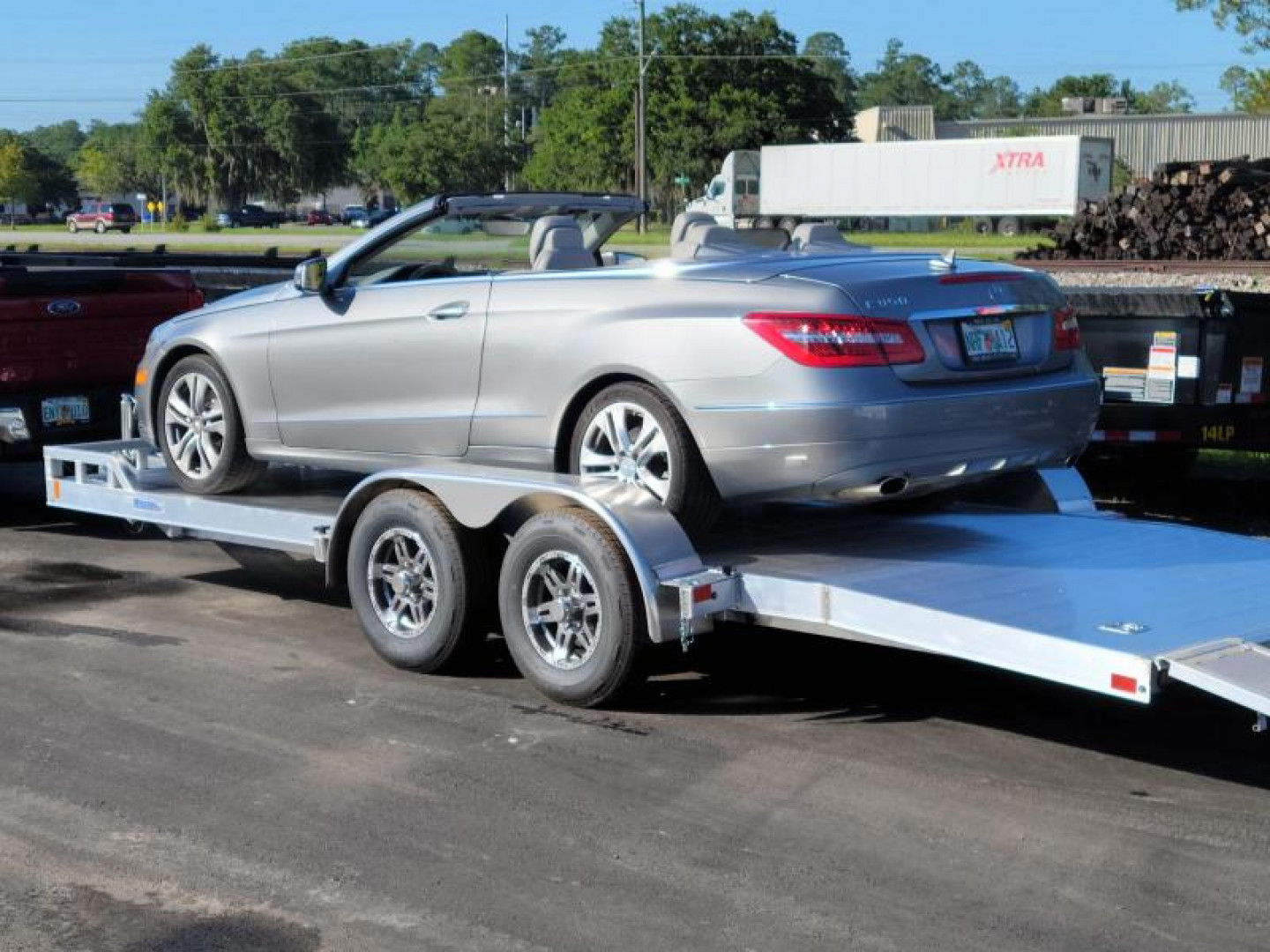 New MOCH8X20A MISSION 6'8" X 20' ALUMINUM CAR HAULER W/ 6' RAMPS