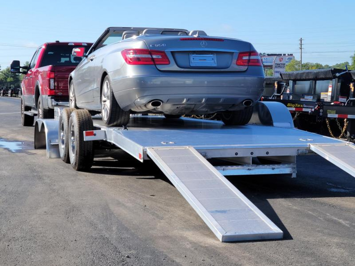 New MOCH8X20A MISSION 6'8" X 20' ALUMINUM CAR HAULER W/ 6' RAMPS