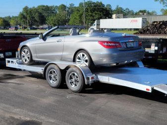 New MOCH8X20A MISSION 6'8" X 20' ALUMINUM CAR HAULER W/ 6' RAMPS