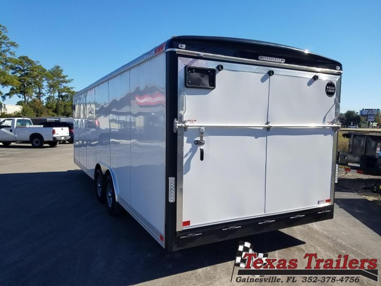 New WHD8524T3 WELLS CARGO 8.5' X 24' HEAVY DUTY COMMERCIAL CARGO TRAILER