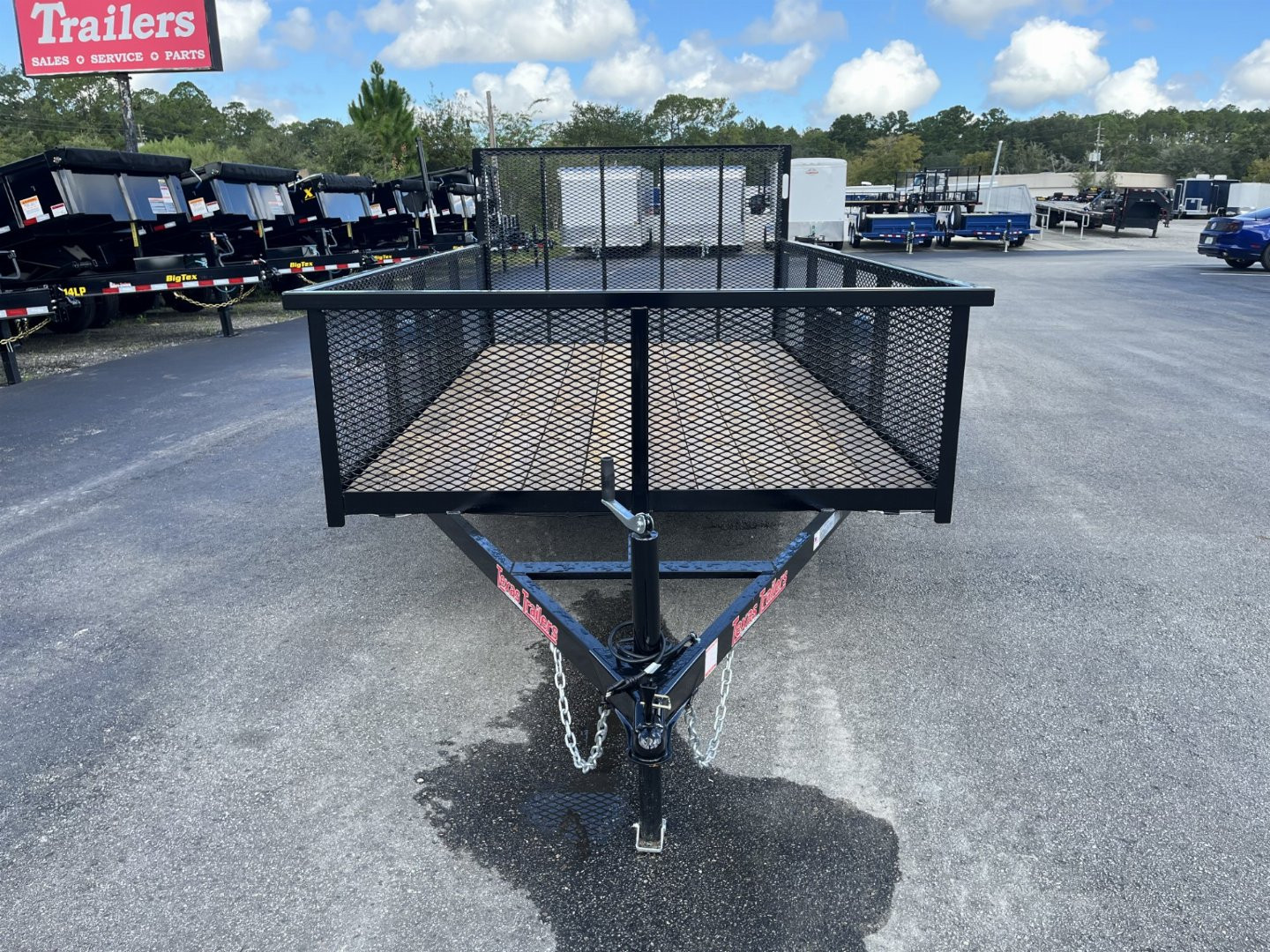 New LM61235 TEXAS TRAILERS 6'5" X 12' LAWN MAINTENANCE TRAILER