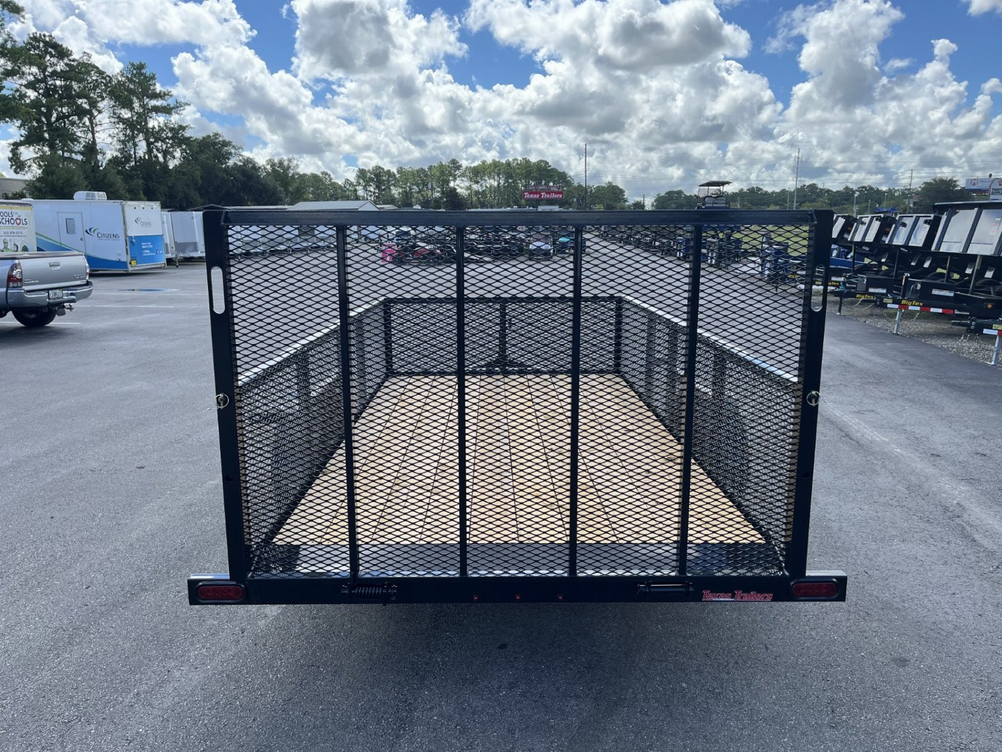 New LM61235 TEXAS TRAILERS 6'5" X 12' LAWN MAINTENANCE TRAILER