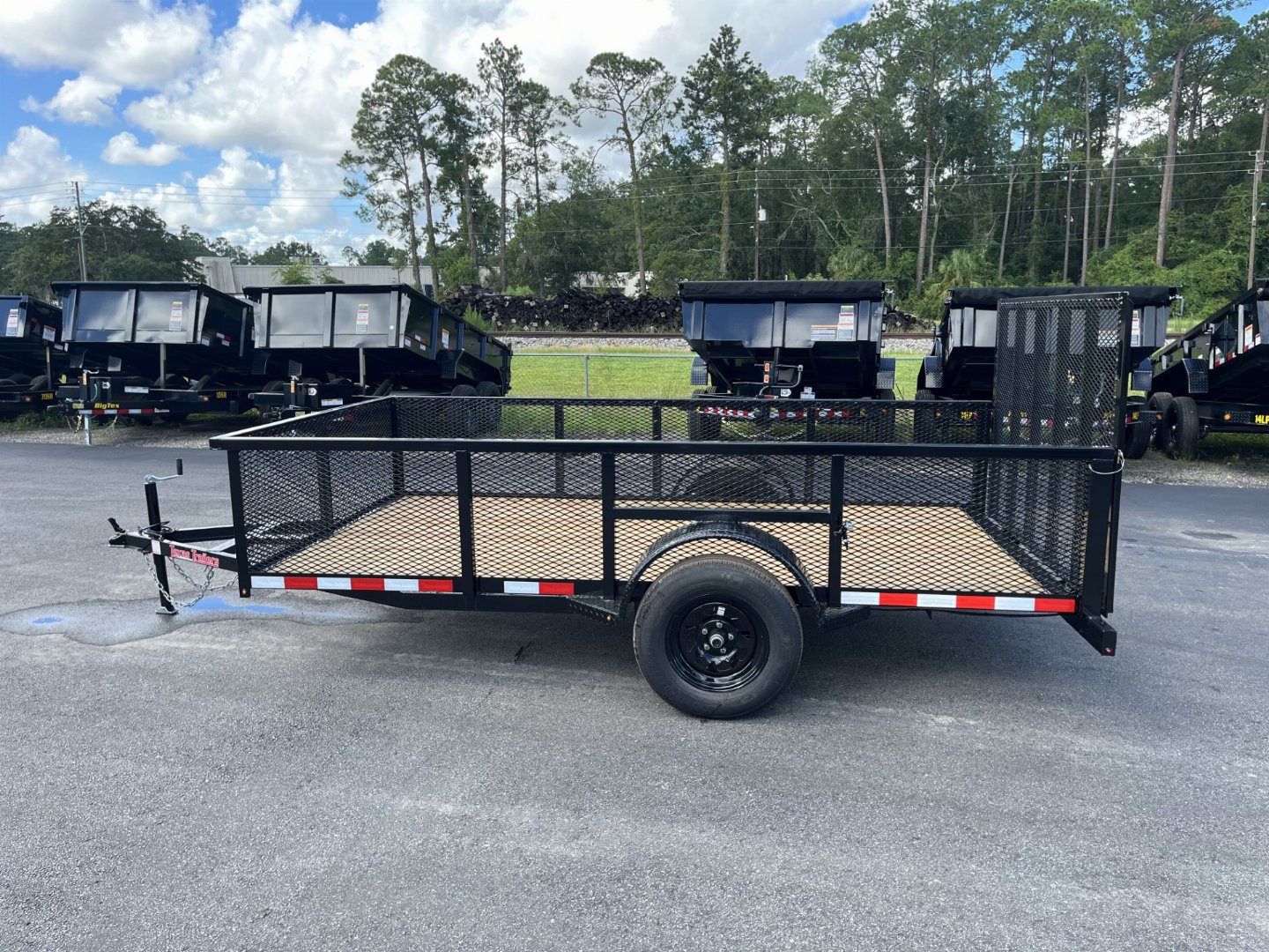 New LM61235 TEXAS TRAILERS 6'5" X 12' LAWN MAINTENANCE TRAILER