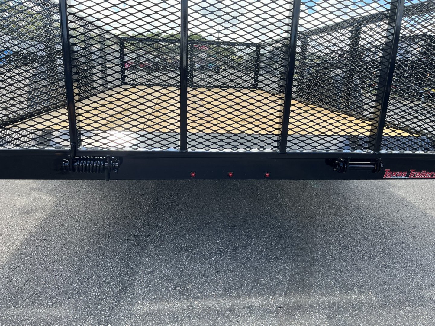 New LM61235 TEXAS TRAILERS 6'5" X 12' LAWN MAINTENANCE TRAILER