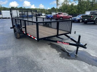 New LM61235 TEXAS TRAILERS 6'5" X 12' LAWN MAINTENANCE TRAILER