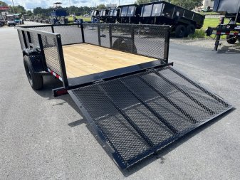 New LM61235 TEXAS TRAILERS 6'5" X 12' LAWN MAINTENANCE TRAILER