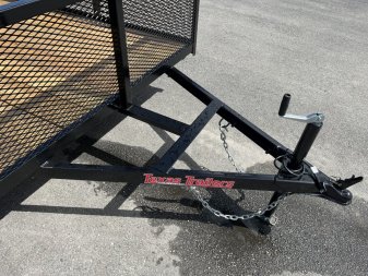 New LM61235 TEXAS TRAILERS 6'5" X 12' LAWN MAINTENANCE TRAILER