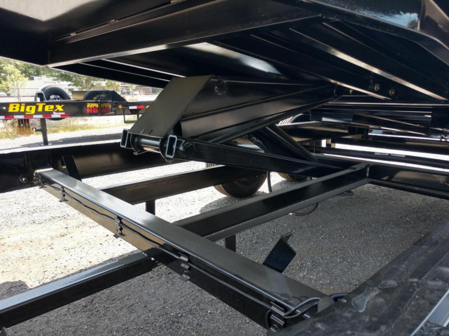 New 14LP-16BK6SIRPD BIG TEX 7' X 16' DUMP TRAILER W/ TARP & COMBO REAR GATE W/ 6' SLIDE IN RAMPS