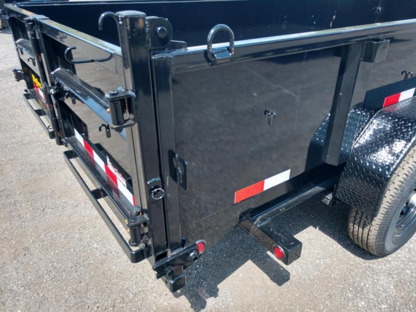 New 14LP-16BK6SIRPD BIG TEX 7' X 16' DUMP TRAILER W/ TARP & COMBO REAR GATE W/ 6' SLIDE IN RAMPS