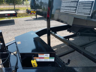 New 14LP-16BK6SIRPD BIG TEX 7' X 16' DUMP TRAILER W/ TARP & COMBO REAR GATE W/ 6' SLIDE IN RAMPS