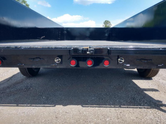 New 14LP-16BK6SIRPD BIG TEX 7' X 16' DUMP TRAILER W/ TARP & COMBO REAR GATE W/ 6' SLIDE IN RAMPS