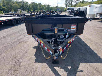 New 14LP-16BK6SIRPD BIG TEX 7' X 16' DUMP TRAILER W/ TARP & COMBO REAR GATE W/ 6' SLIDE IN RAMPS