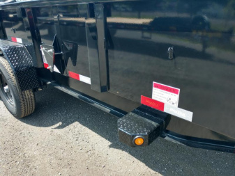 New 14LP-16BK6SIRPD BIG TEX 7' X 16' DUMP TRAILER W/ TARP & COMBO REAR GATE W/ 6' SLIDE IN RAMPS