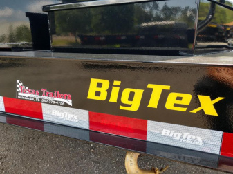 New 14LP-16BK6SIRPD BIG TEX 7' X 16' DUMP TRAILER W/ TARP & COMBO REAR GATE W/ 6' SLIDE IN RAMPS