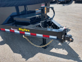 New 14LP-16BK6SIRPD BIG TEX 7' X 16' DUMP TRAILER W/ TARP & COMBO REAR GATE W/ 6' SLIDE IN RAMPS