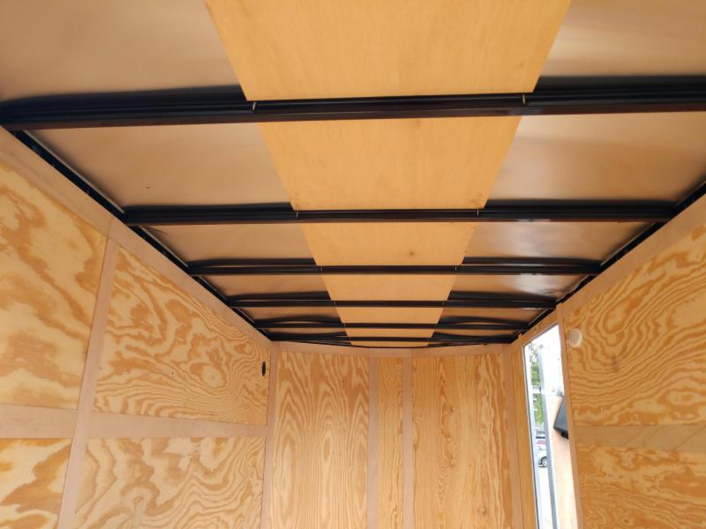 New GANS612SA CARGO MATE 6' X 12' ENCLOSED CARGO TRAILER W/ REAR RAMP DOOR AND SIDE DOOR