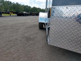 New GANS612SA CARGO MATE 6' X 12' ENCLOSED CARGO TRAILER W/ REAR RAMP DOOR AND SIDE DOOR
