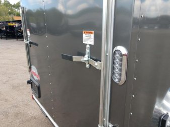 New GANS612SA CARGO MATE 6' X 12' ENCLOSED CARGO TRAILER W/ REAR RAMP DOOR AND SIDE DOOR