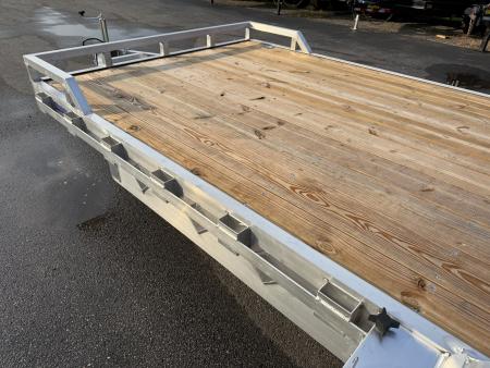 New MOCH8X20W MISSION 6'8" X 20' ALUMINUM CAR HAULER W/ 6' RAMPS AND WOOD DECK