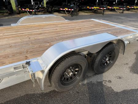New MOCH8X20W MISSION 6'8" X 20' ALUMINUM CAR HAULER W/ 6' RAMPS AND WOOD DECK