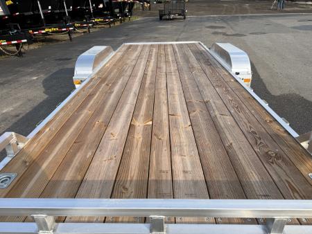 New MOCH8X20W MISSION 6'8" X 20' ALUMINUM CAR HAULER W/ 6' RAMPS AND WOOD DECK