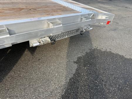 New MOCH8X20W MISSION 6'8" X 20' ALUMINUM CAR HAULER W/ 6' RAMPS AND WOOD DECK