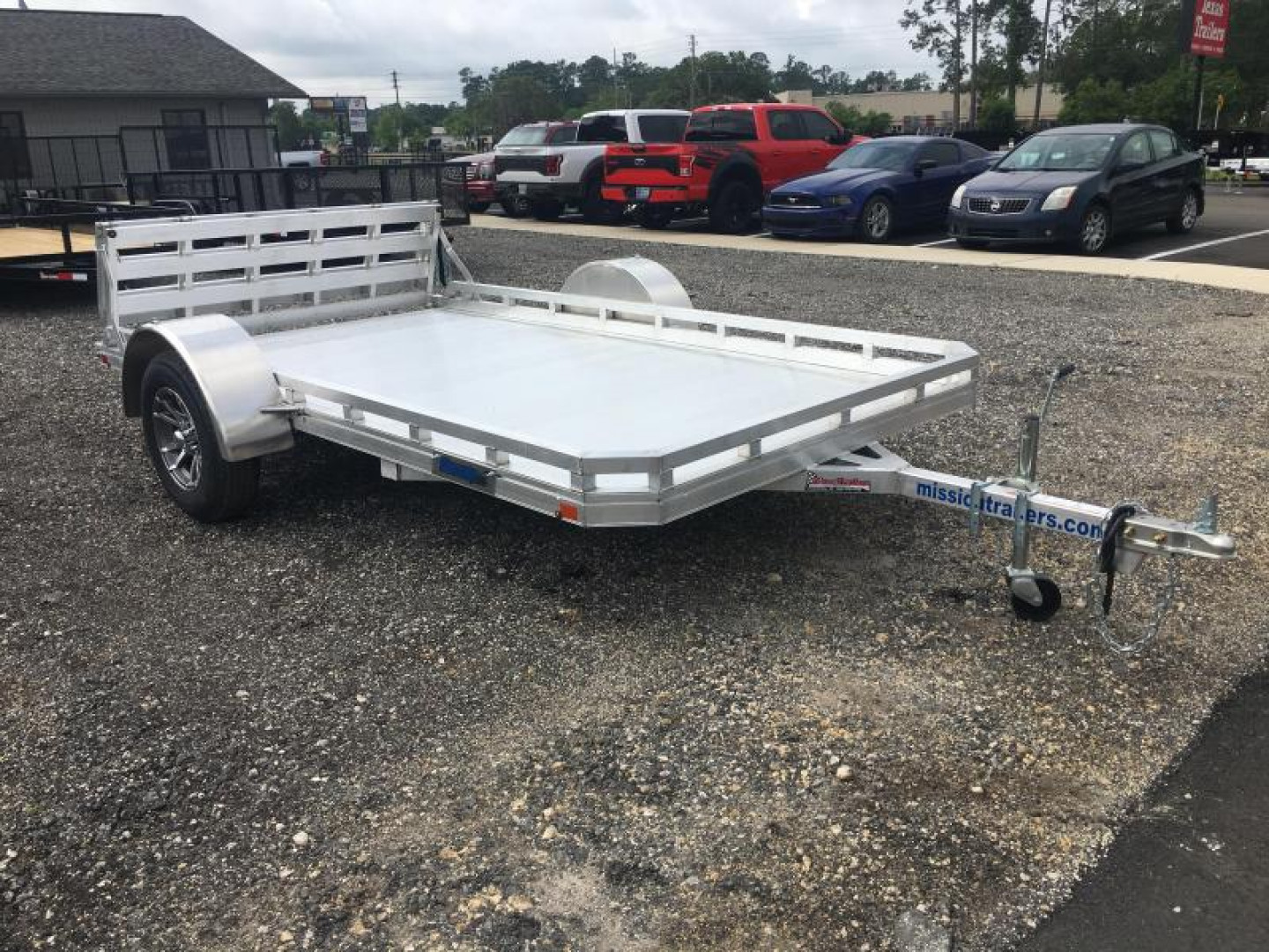 New MU6.5X12FA2.0 MISSION 6'4" X 12' ALUMINUM UTILITY TRAILER