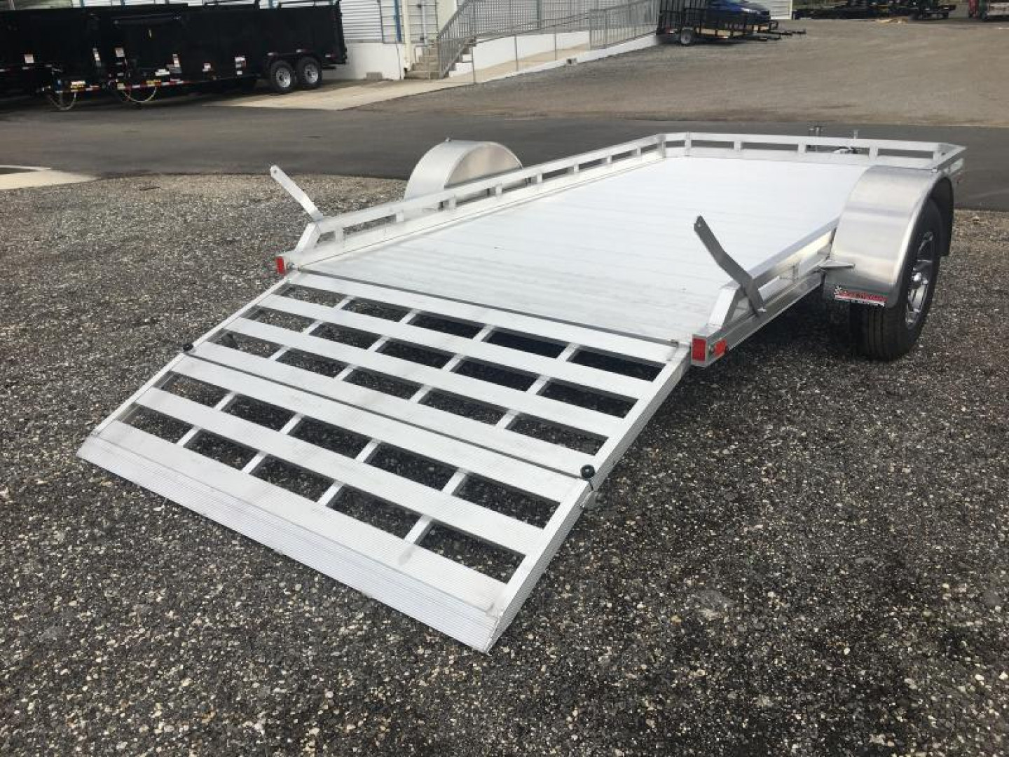 New MU6.5X12FA2.0 MISSION 6'4" X 12' ALUMINUM UTILITY TRAILER
