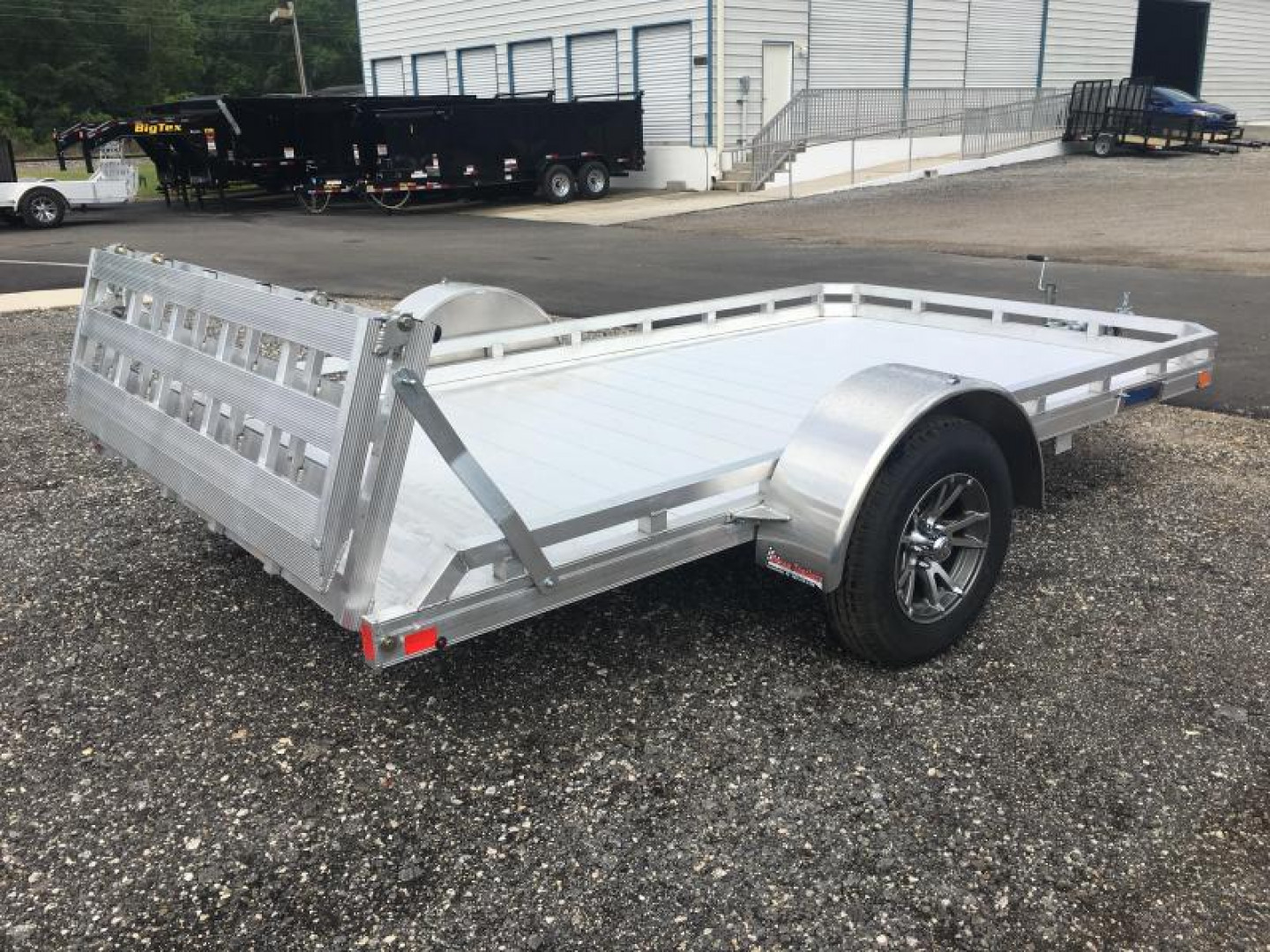 New MU6.5X12FA2.0 MISSION 6'4" X 12' ALUMINUM UTILITY TRAILER