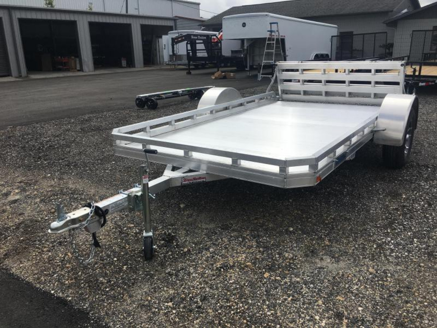 New MU6.5X12FA2.0 MISSION 6'4" X 12' ALUMINUM UTILITY TRAILER