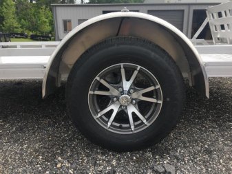 New MU6.5X12FA2.0 MISSION 6'4" X 12' ALUMINUM UTILITY TRAILER