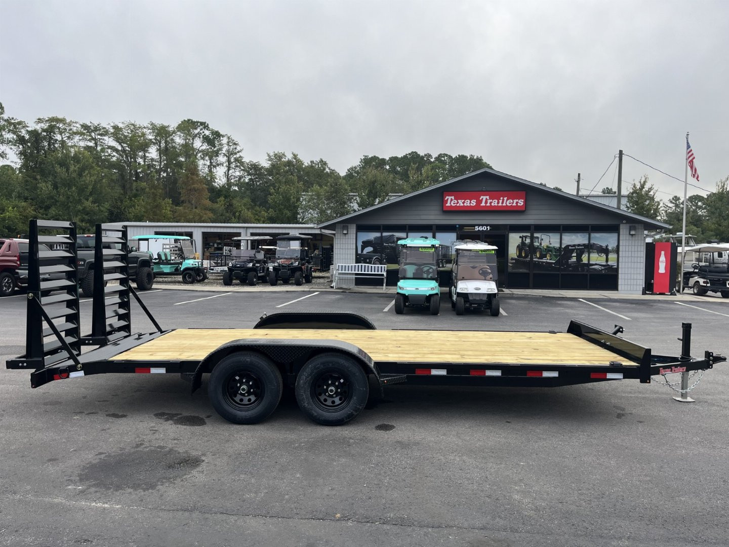 New EQ2010B TEXAS TRAILERS 6'10" X 20' 10000# EQUIPMENT TRAILER