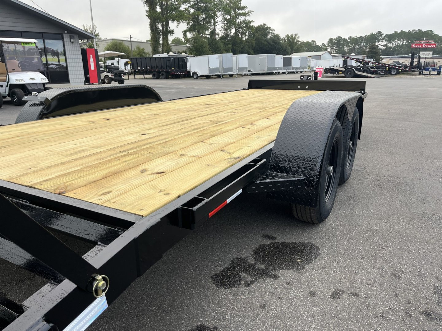 New EQ2010B TEXAS TRAILERS 6'10" X 20' 10000# EQUIPMENT TRAILER