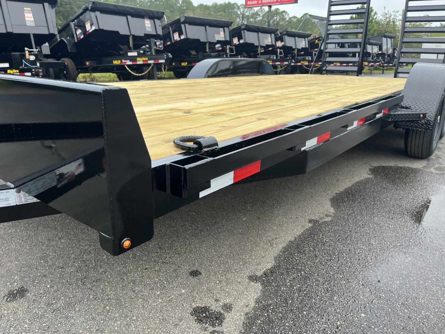 New EQ2010B TEXAS TRAILERS 6'10" X 20' 10000# EQUIPMENT TRAILER