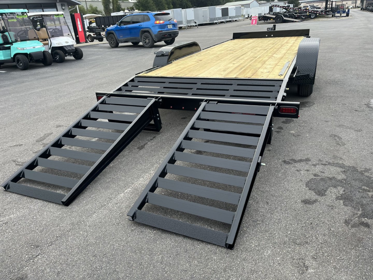 New EQ2010B TEXAS TRAILERS 6'10" X 20' 10000# EQUIPMENT TRAILER