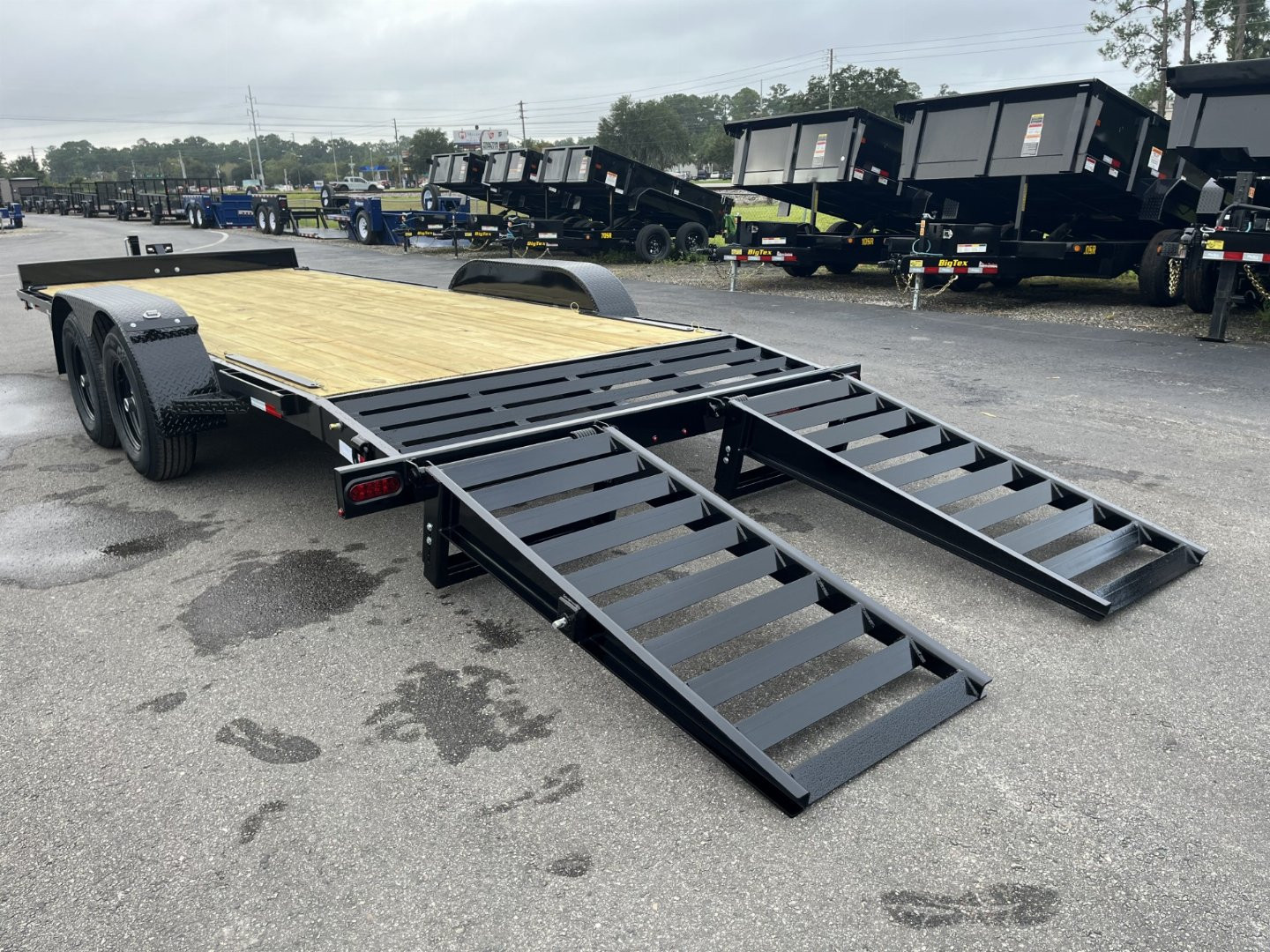 New EQ2010B TEXAS TRAILERS 6'10" X 20' 10000# EQUIPMENT TRAILER
