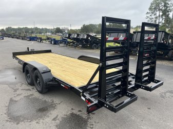 New EQ2010B TEXAS TRAILERS 6'10" X 20' 10000# EQUIPMENT TRAILER