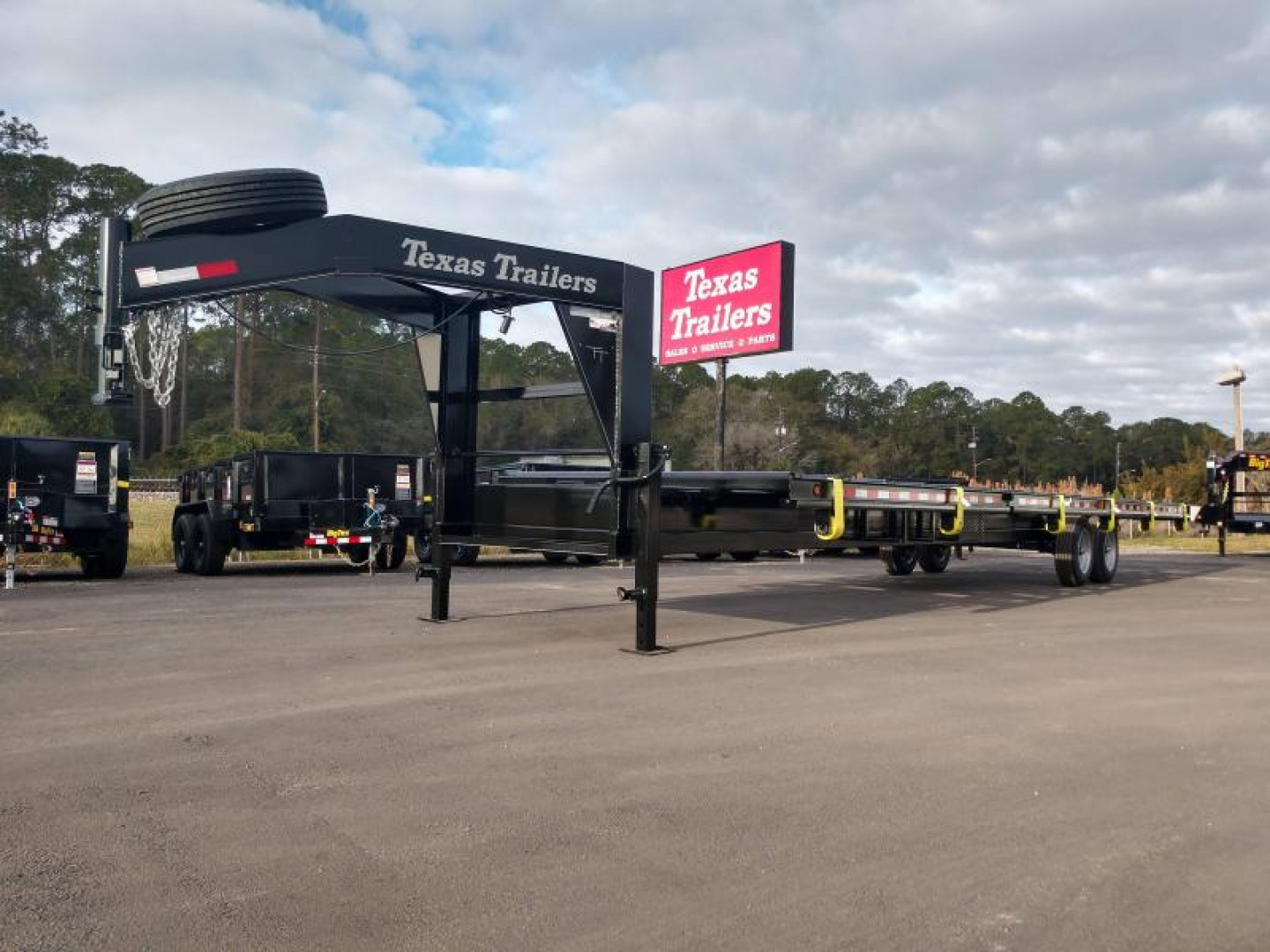 New CT3516G TEXAS TRAILERS 8.5' X 35' GOOSENECK ROLLER TRAILER