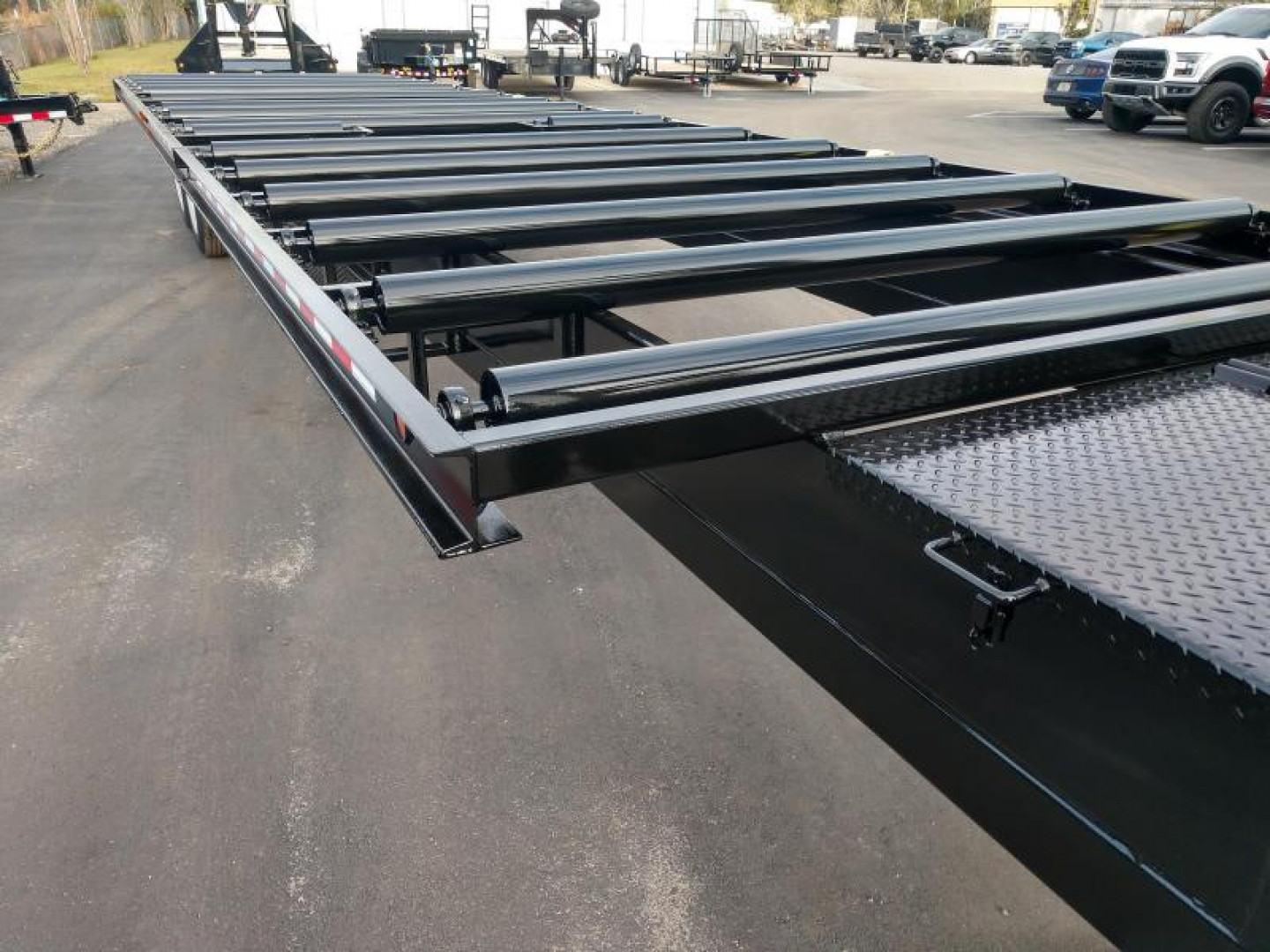 New CT3516G TEXAS TRAILERS 8.5' X 35' GOOSENECK ROLLER TRAILER