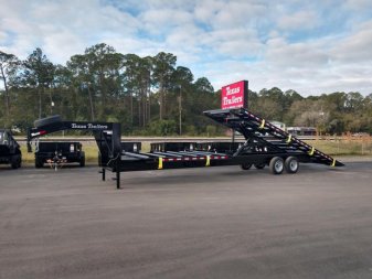 New CT3516G TEXAS TRAILERS 8.5' X 35' GOOSENECK ROLLER TRAILER