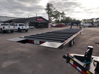 New CT3516G TEXAS TRAILERS 8.5' X 35' GOOSENECK ROLLER TRAILER