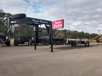 New CT3516G TEXAS TRAILERS 8.5' X 35' GOOSENECK ROLLER TRAILER